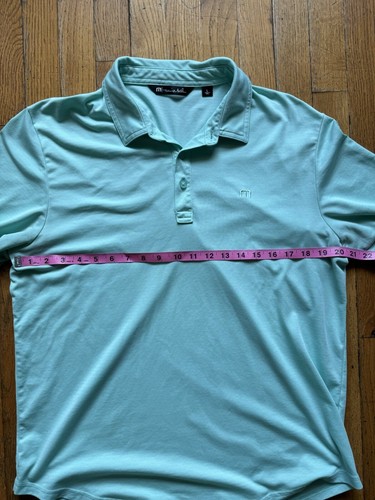 Travis Mathew Performance Golf Polo Men’s Size Large Tiffany Blue - 第 4/5 張圖片