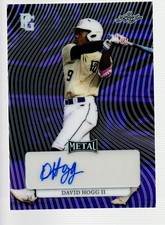 2023 Leaf Perfect Game Showcase Prismatic Purple Auto #MA-DH2 David Hogg II 8/8