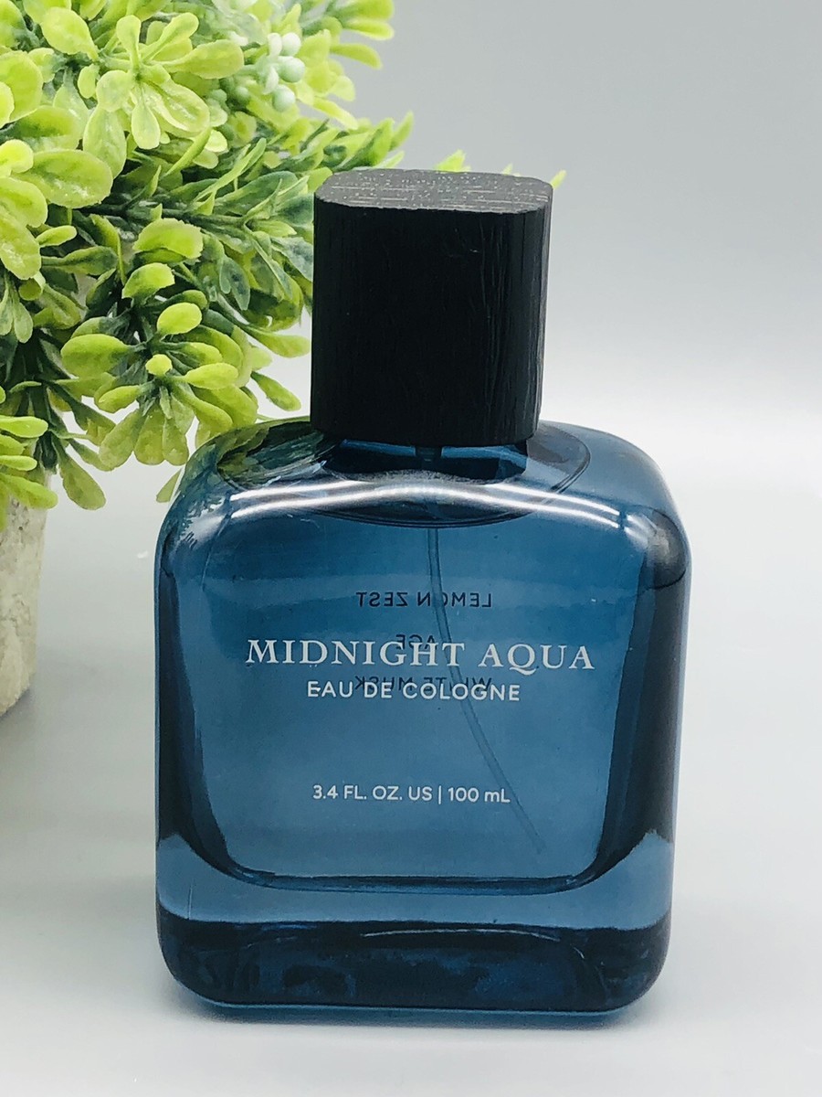 Eau de Parfum ネイビー Tru Fragrance Midnight Aqua Eau De Cologne Spray 3.4 oz New