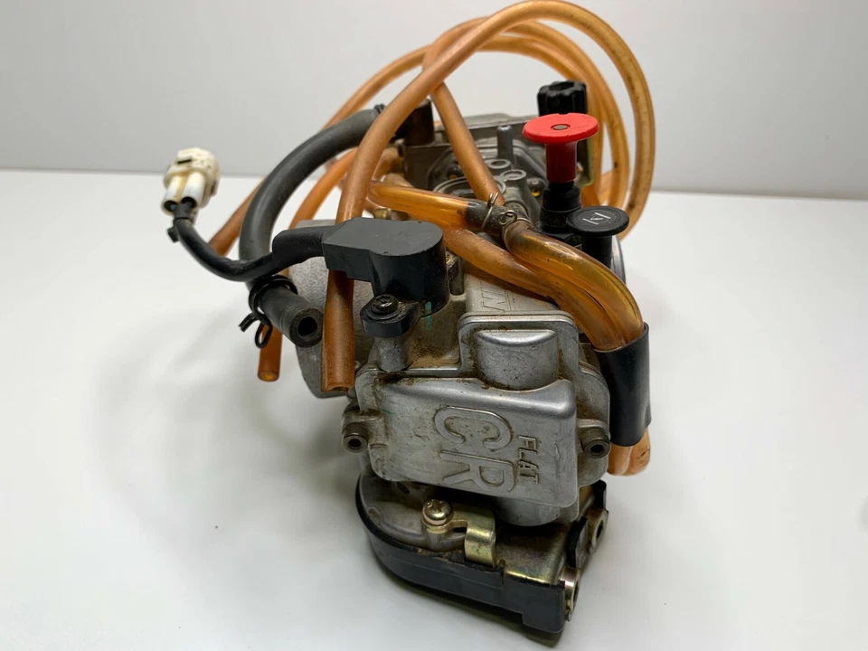 Carburador de motor Husqvarna TE250 TE 250 2005 05 cuerpo del acelerador de carburador Keihin CRF Foto 3 de 4