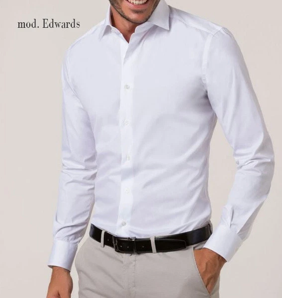 Camicia uomo slim fit manica lunga Taglia XL