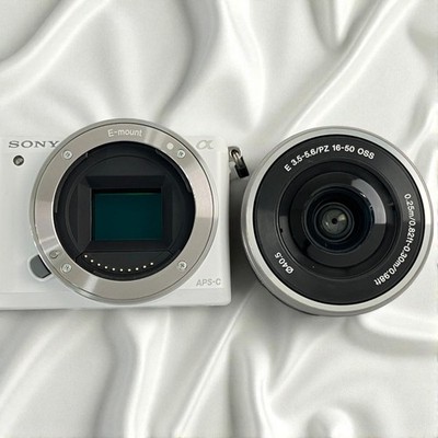 Sony Alpha a5100 White 24.3MP 3.2x Digital Zoom 95% NEW English