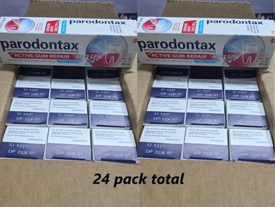 Parodontax Active Gum Repair Toothpaste, Fresh Mint - 3.4 each (24 PACK) Exp7/26