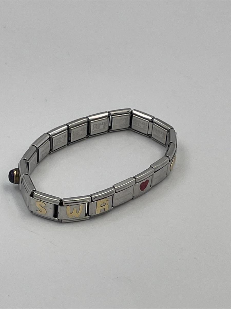 Charms De Nomination Avec Outil - Breloques Bracelet Personnalisées 9mm Acier Inoxydable