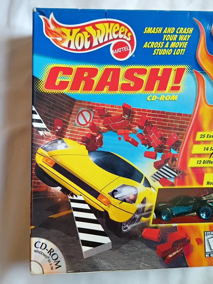 Hot Wheels 1999 Mattel Crash CD ROM Windows 95 And 98 - Image 2 of 4