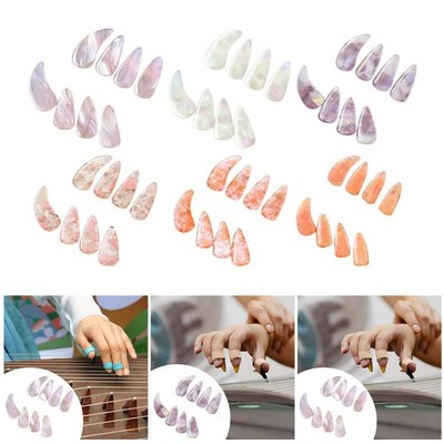 8 Stck. Guzheng Gefälschte Finger Plektren für Erwachsene für Saiteninstrumentenspieler