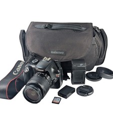 Canon EOS Rebel T3 DSLR 18-55mm Lens Kit 32GB SD Tested Working Clean w Bag Nice