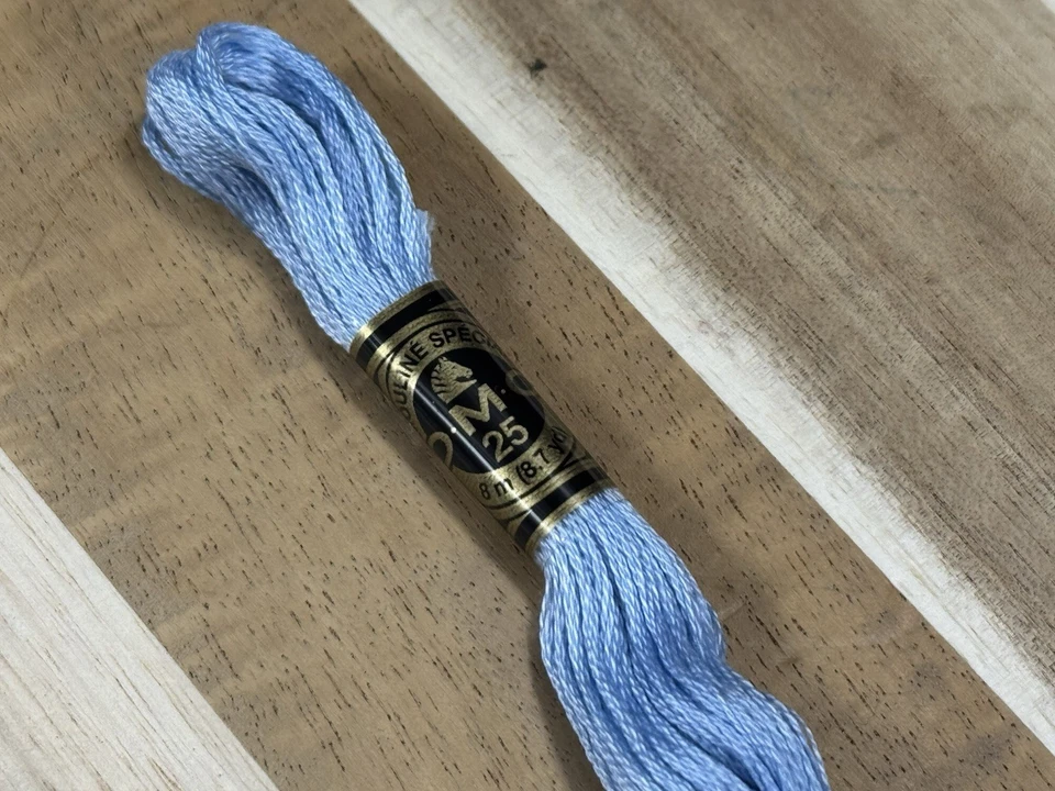 ✅ 4 Boxes ✅NEW ✅DMC 25 EMBROIDERY FLOSS ✅MOULINE ✅FRANCE ✅100% COTTON ✅#827 - Image 4 of 4