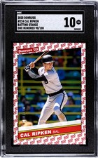 2020 Panini Donruss #224 Cal Ripken Jr. SGC 10 Variation One Hundred /100