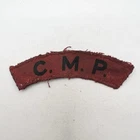 Genuine WW2 Corps Of Military Police Printed Shoulder Title