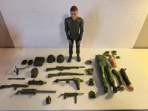 VINTAGE 1960'S MARX STONY STONEWALL SMITH ACTION FIGURE WITH ACCESSORIES