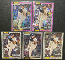 2026 Topps Chad Patrick Milwaukee Brewers Inserts Pink Diamente Sand 5-Card Lot