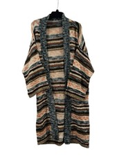 Anthropologie Lizzie Shimmer Knit Duster Kimono Cozy Granola Womens Cardigan O/S