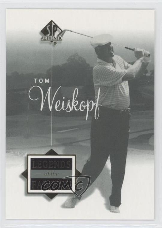 2002 SP Authentic Legends of the Fairway Tom Weiskopf #55SPA 8d1