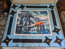 Couette / tenture murale Star Wars - Bataille de Hoth - Fait main 67x61