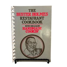 Buster Holmes Restaurant New Orleans Homemade Cookin' Cookbook 1980 Spiralbound