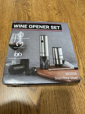 Electric Wine Set Opener  New In Box Generic BRAND NEW Gift Item
