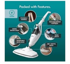 Boxed 2-in-1 Floor & Handheld Steam Cleaner