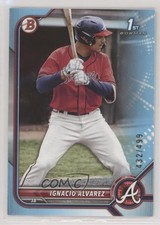 2022 Bowman Draft Sky Blue 432/499 Nacho Alvarez Jr Ignacio Alvarez #BD-125 1bk5