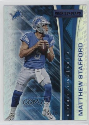 2017 Panini Rookies & Stars Longevity 5/70 Matthew Stafford #79 0nr3