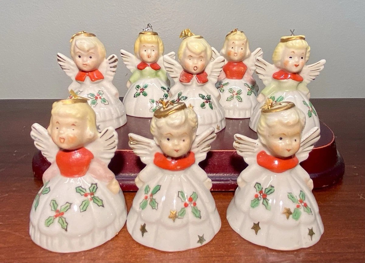 Porcelain Christmas Angels Collectible Holiday & Seasonal