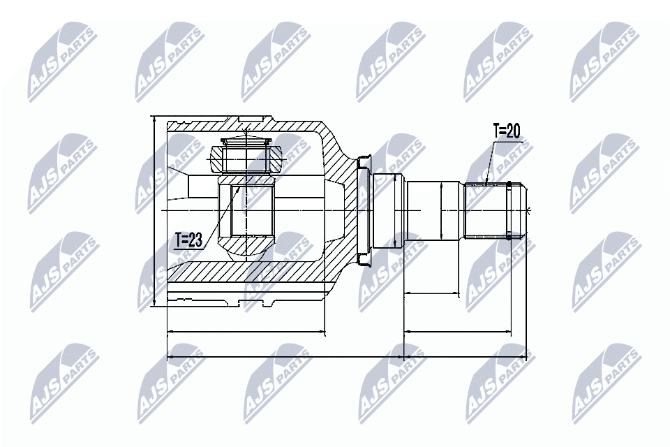 N.T.Y. NPW-TY-059.NTY Joint Kit, drive shaft for TOYOTA - Image 8