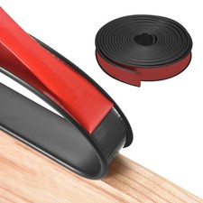 16Ft U-Shape Edge Banding Self Adhesive Edge Protector Black 28mm / 1-1/8"