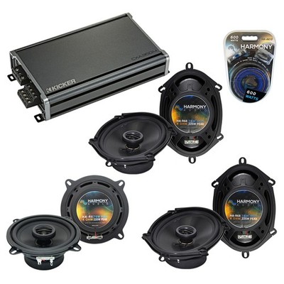 Fits Jaguar S-type 2000-2008 Speaker Upgrade Harmony (2) R68 R5 & CXA360.4 Amp