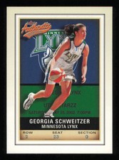2002 Fleer Authentix WNBA #25 Georgia Schweitzer  Basketball LYNX NM-MT