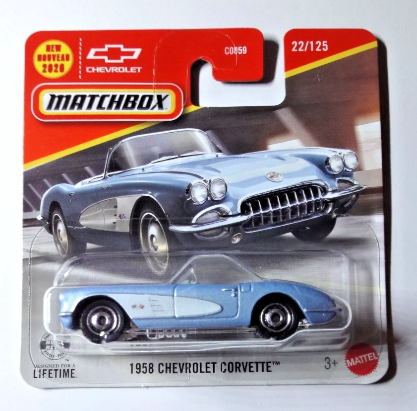 Matchbox - Chevrolet Corvette C1 1958 - MBX Showroom 2026 - JHN44 - NEUF - Photo 1/3