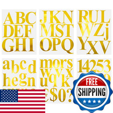 TaoBary 8 Sets 536 Pcs Vinyl Letter Number Stickers Alphabet Large Self Adhesive