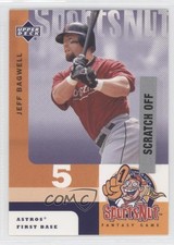2003 Upper Deck MVP SportsNut Fantasy Game Jeff Bagwell #SN22 HOF 0a1