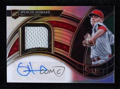 2021 Panini Select Rookie Jersey Holo Prizm 73/199 Spencer Howard Auto RC uk2