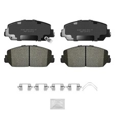 Ceramic Front Disc Brake Pads Set with Hardware Sets