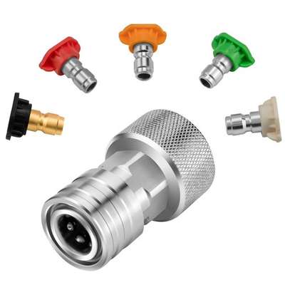 #ad #ad Garden Hose to Pressure Washer Adapter 1.8 inches 1 Set with Nozzle $16.17