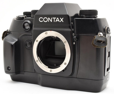 ''EXC +6'' CONTAX AX Black 35mm SLR Camera Body Only From JAPAN 4791