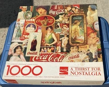 Springbok 1000 Piece Jigsaw Puzzle Coca-Cola Decades of Tradition - Made in USA