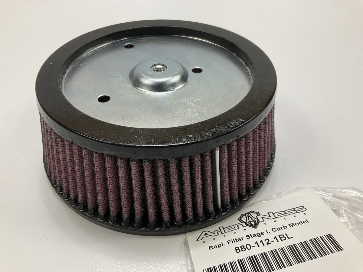 Arlen Ness 880-112-1BL Motorcycle Air Filter 1995-1997 Harley