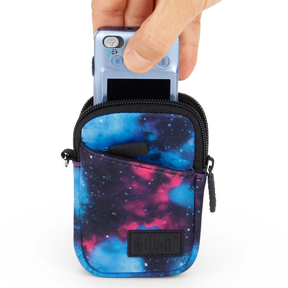 USA GEAR Compact Digital Camera Carrying Case with Belt Loop and Wrist Strap - Image 2 of 4