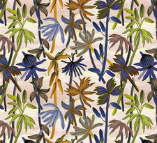 DESIGNERS GUILD FABRIC DESIGN Guatiza 5 METRES PECHE COTTON CHRISTIAN LACROIX