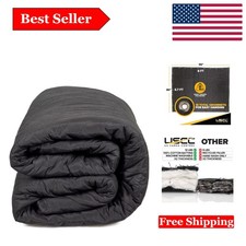 Large Sound Dampening Blanket with Grommets - Washable, Lightweight, Noise Re...