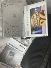 Medion Portable DVD Player In Good Working Condition with 1 FREE mystery DVD.