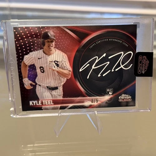 2026 Topps Chrome Black Kyle Teel Base (RAW)