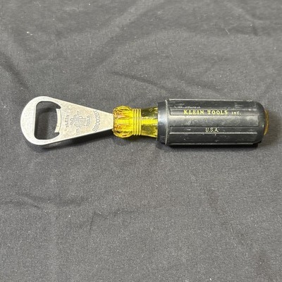 Klein Tools Beverage Tool Bottle Opener 98002BT USA. Klein Collectable