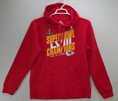 Fanatics Kansas City Chiefs Super Bowl Champions Pullover Sweatshirt Men's Large