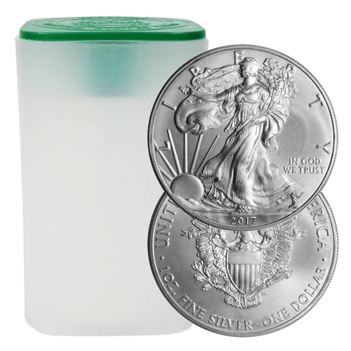 Lot of 20 - 2017 $1 American Silver Eagle 1 oz BU