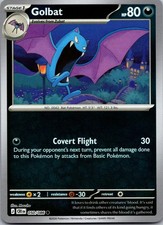 Golbat Chaos Rising Pokemon Common Reverse Holo Near Mint 050/086