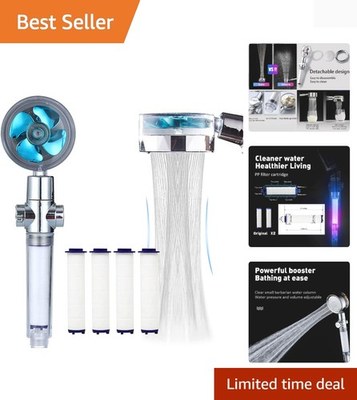 #ad ANTOWER High Pressure Handheld Showerhead with filters Vortex hydro jet Turbo... $27.99