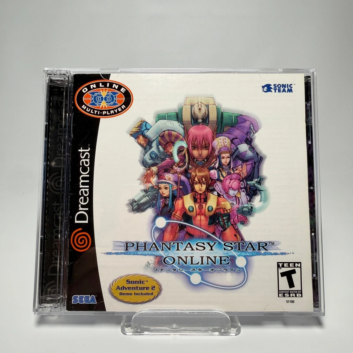 Phantasy Star Online Sur Sega Dreamcast - Version PAL Complète (CIB) - Excellent état + Ticket De Caisse