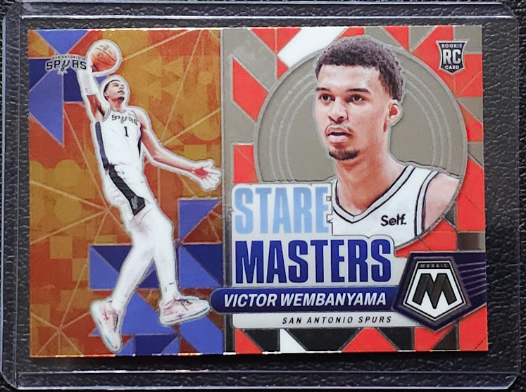 2023-24 VICTOR WEMBANYAMA Panini Mosaic Stare Masters Mosaic Prizm RC